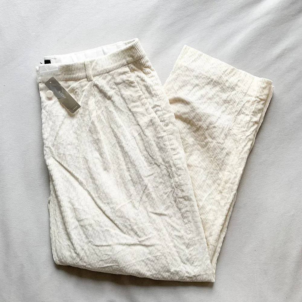 J.Crew Cream Tapered-leg Italian Corduroy Pant - Picture 2 of 5